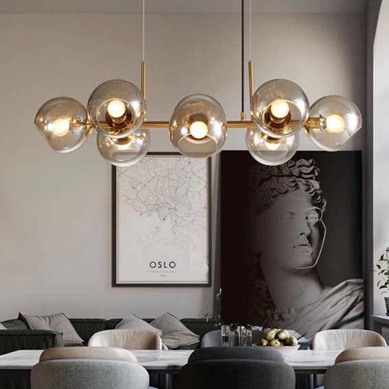 Glass Balls Chandelier Bakri Lighting